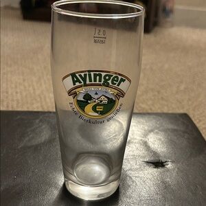 Ayinger Beer Glass with Logo